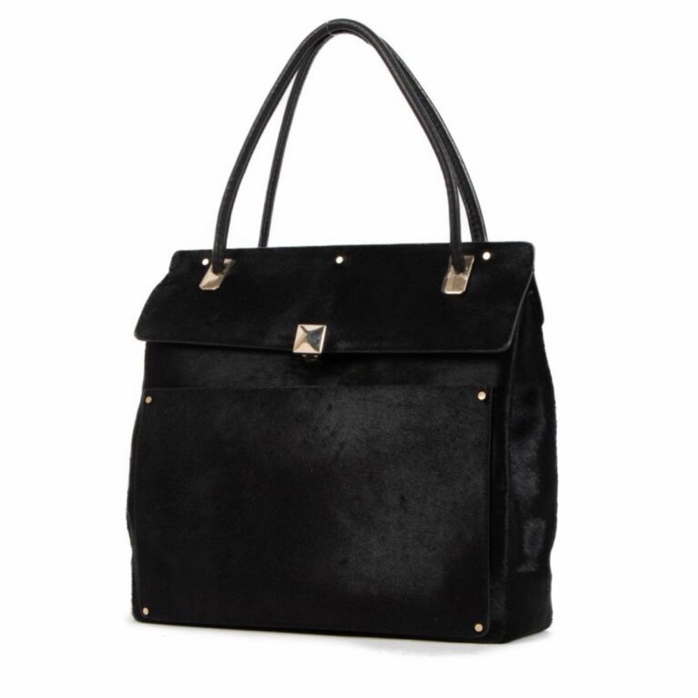 Valentino pony hair tote bag